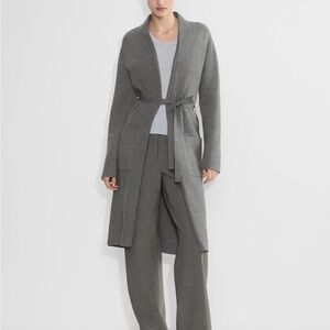 Aritzia Babaton Ty Duster Gray Long Cardigan